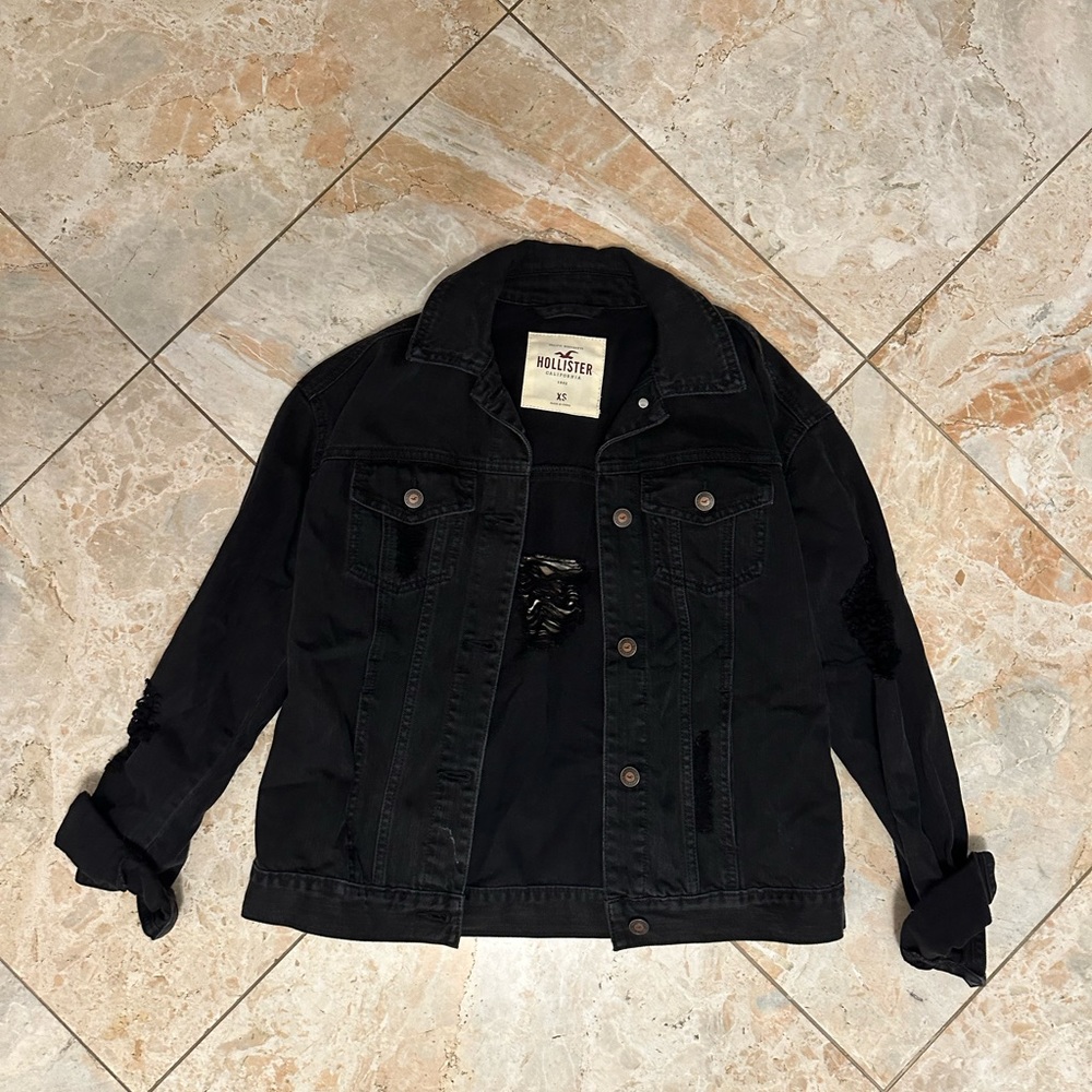 Hollister Distressed Jean Jacket